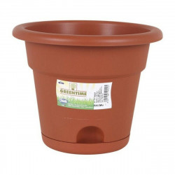 flower pot with dish dem resistant brown