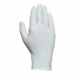disposable gloves juba box powdered 100 units