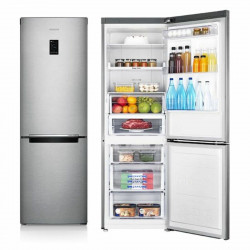 combined refrigerator samsung 8806086109635 silver steel 185 x 60 cm