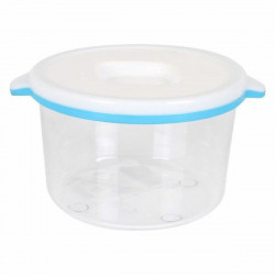 runde lunchbox mit deckel white & blue 250 ml