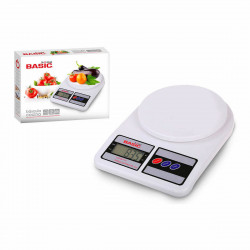 balança de cozinha basic home digital lcd 7 kg branco 23 x 16 x 3 6 cm