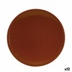 assiette raimundo barro profesional réfracteur faïence céramique marron 22 cm 12 unités