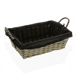 bread basket versa black bamboo marine algae 19 x 9 x 27 cm