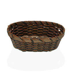 bread basket versa black orange braiding bamboo marine algae 15 5 x 6 5 x 21 cm