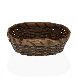 bread basket versa brown braiding bamboo marine algae 15 5 x 6 5 x 21 cm