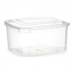 boîte à lunch rectangulaire transparent polypropylène 1000 ml