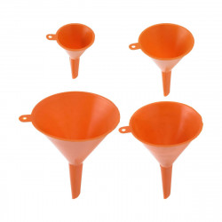 funnel set orange pvc 4 pieces