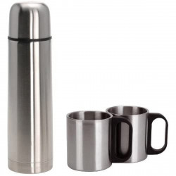 travel thermos flask redcliffs stainless steel 1 l 2 cups 3 pieces