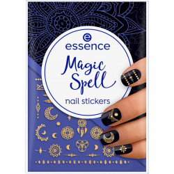 aufkleber für fingernägel essence magic spell gold 39 stück