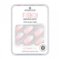 faux ongles essence click & go nails 02-babyboomer style french manicure 12 unités