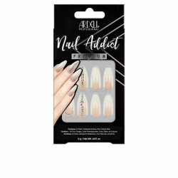 false nails ardell nail addict nude light crystal 24 pcs