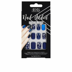 false nails ardell nail addict matte blue 24 pcs