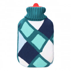 hot water bottle edm blue wool 2 l