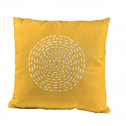 cushion étnico mustard 45 x 10 x 45 cm